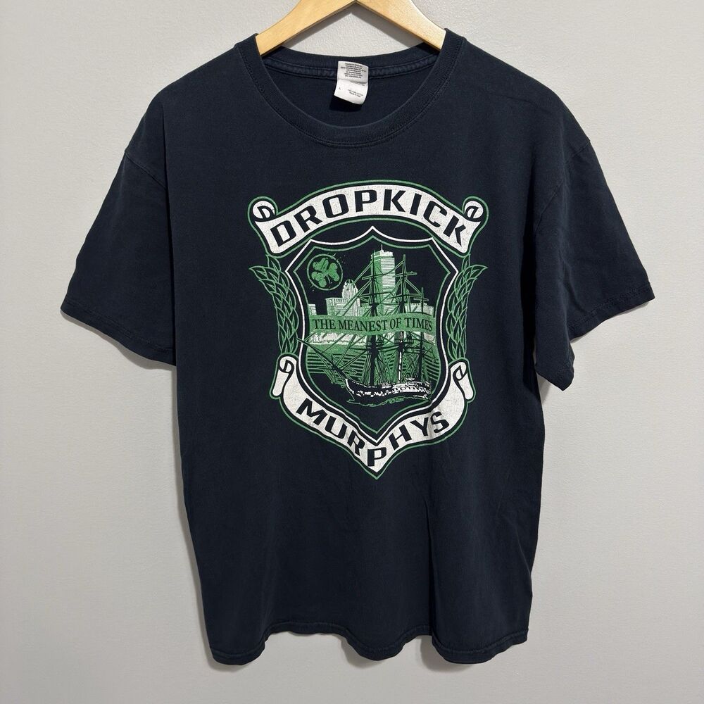 Vintage Dropkick Murphys Band Men's Large Short Sleeve T-Shirt Graphic